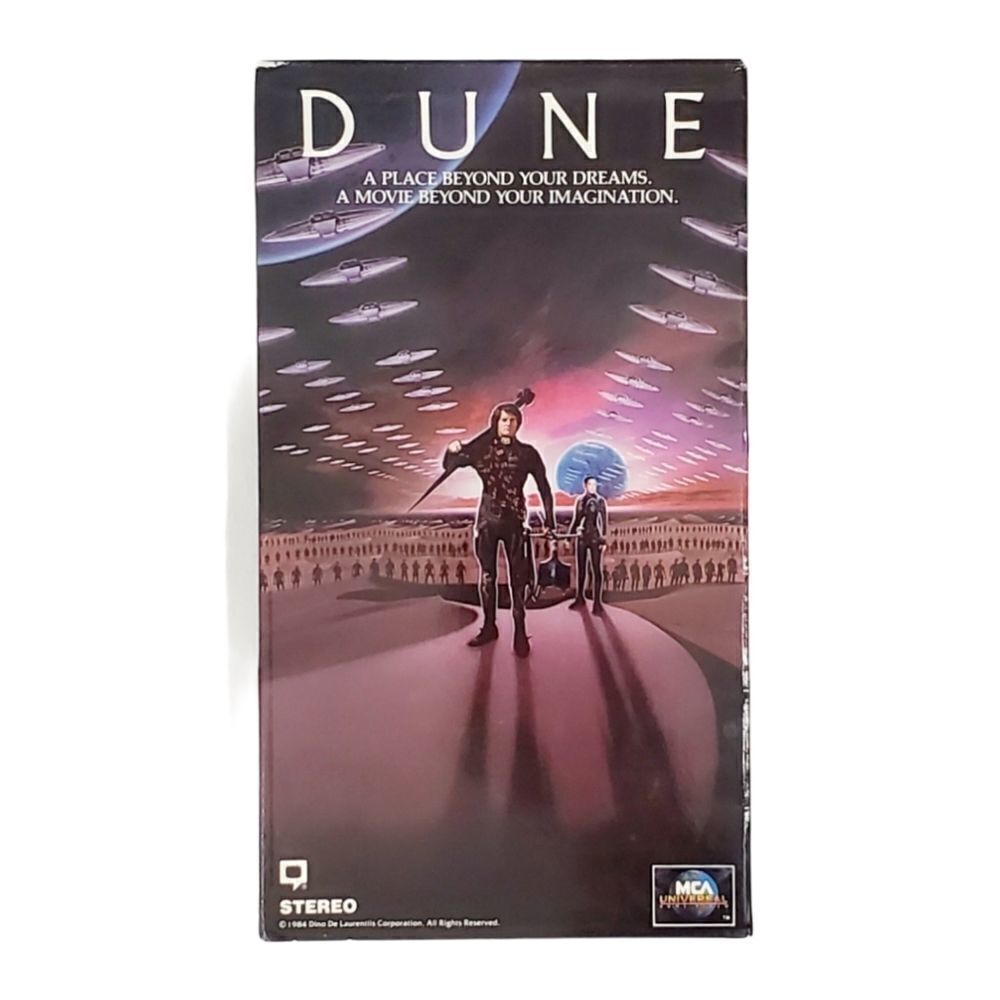 1984 Dune Science Fiction VHS Movie